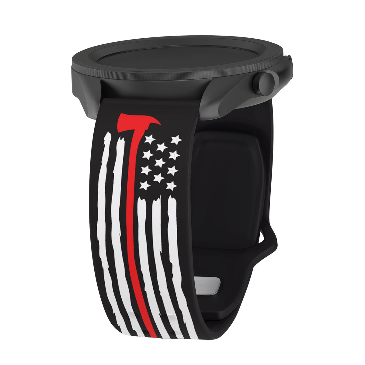 FireFighter First Responder HD  Watchband for Samsung, Garmin, Fossil, and More for Samsung, Garmin, Fossil, and More
