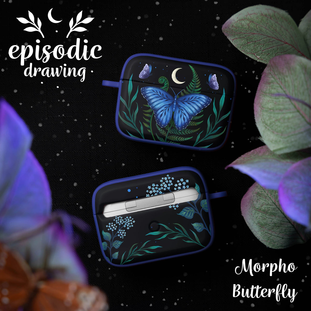 Episodic Drawing Enchanted Collection HDX Apple AirPods Pro 1 & 2 Case Cover