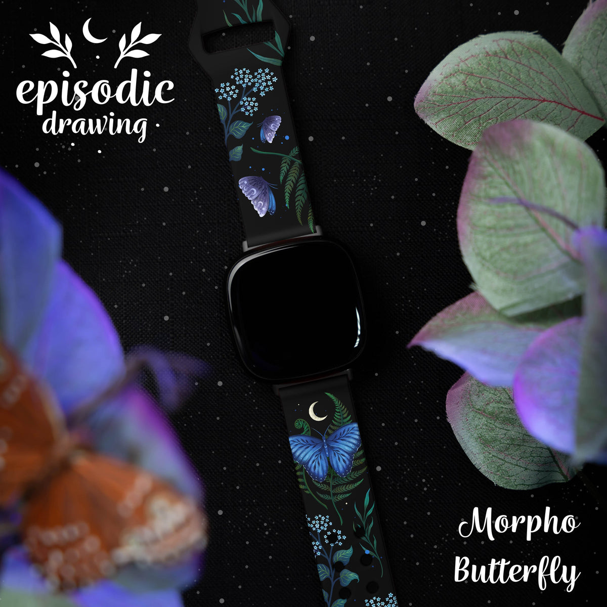 Episodic Drawing Enchanted Collection HD Fitbit Versa 3 & Sense 1 Watch Band