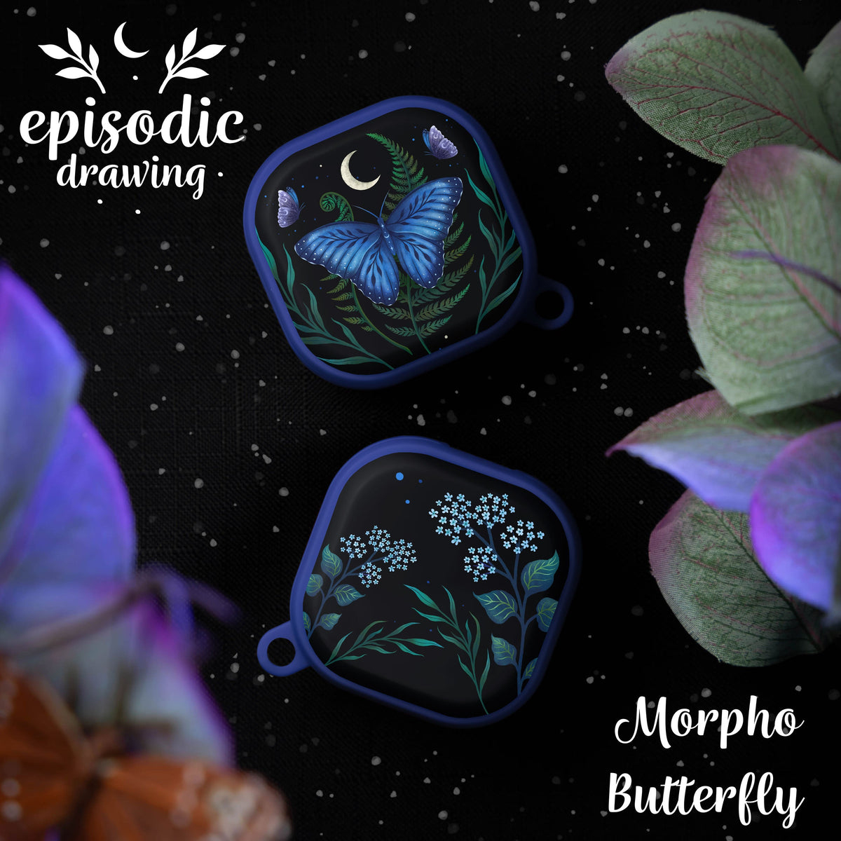Episodic Drawing Enchanted Collection HDX Samsung Galaxy Buds Pro & Buds Live Case Cover