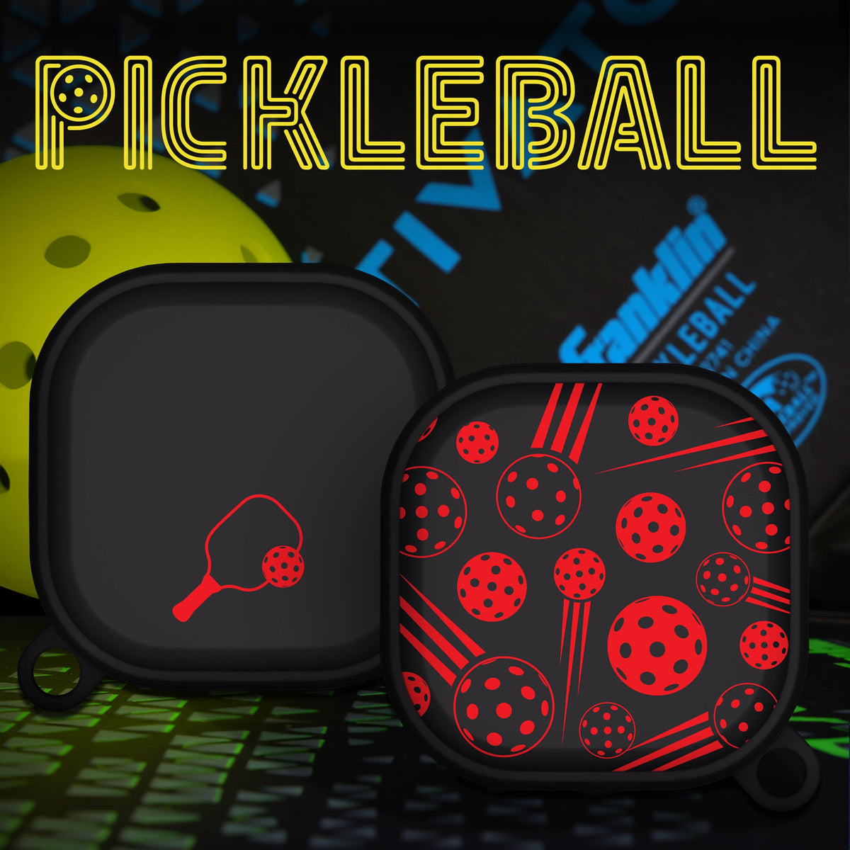 Pickleball HDX Samsung Galaxy Buds Pro & Buds Live Case Cover