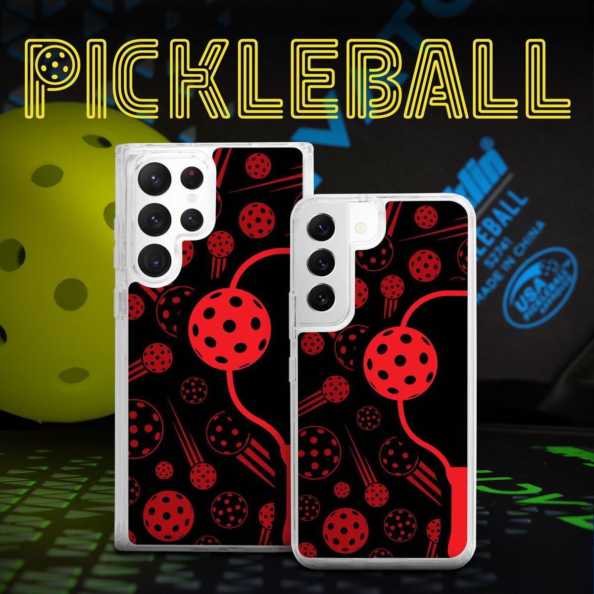 Pickleball HD Samsung Galaxy S22 Phone Case