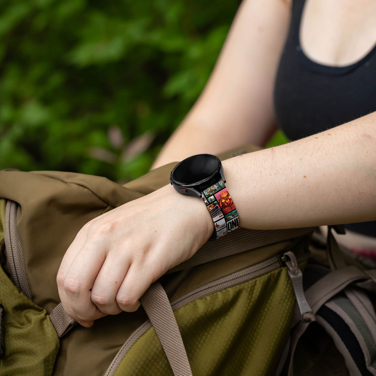 Smokey Bear Classic HD  Watchband for Samsung, Garmin, Fossil, and More
