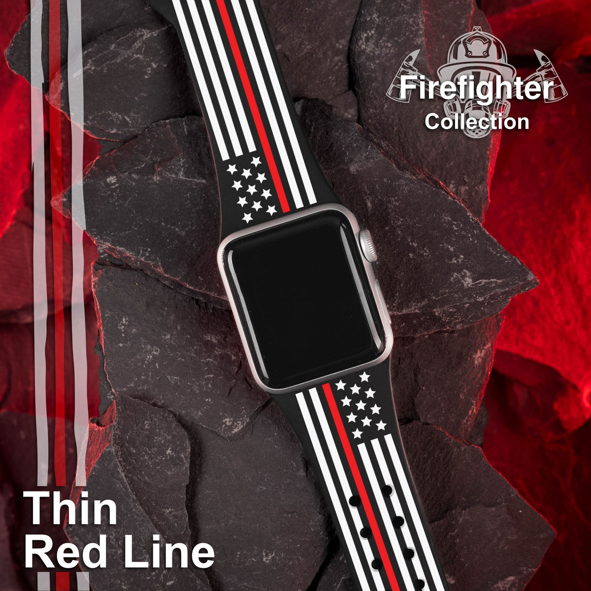 FireFighter First Responder HD Apple Watch Band