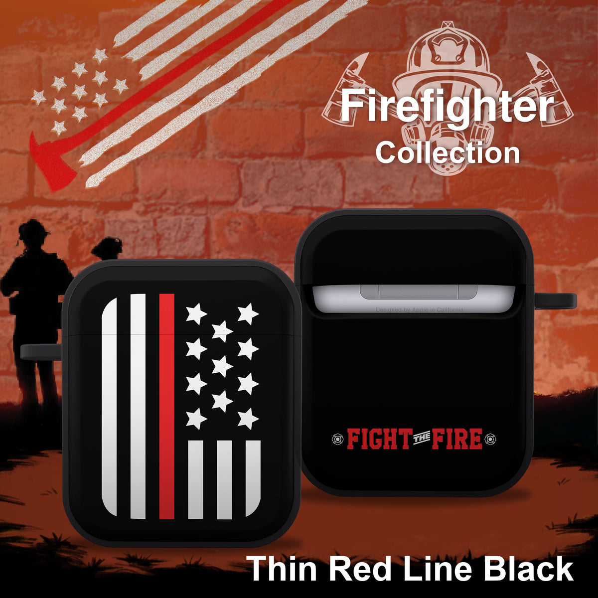 Firefighter HDX Apple AirPods Gen 1 & 2 Case Cover