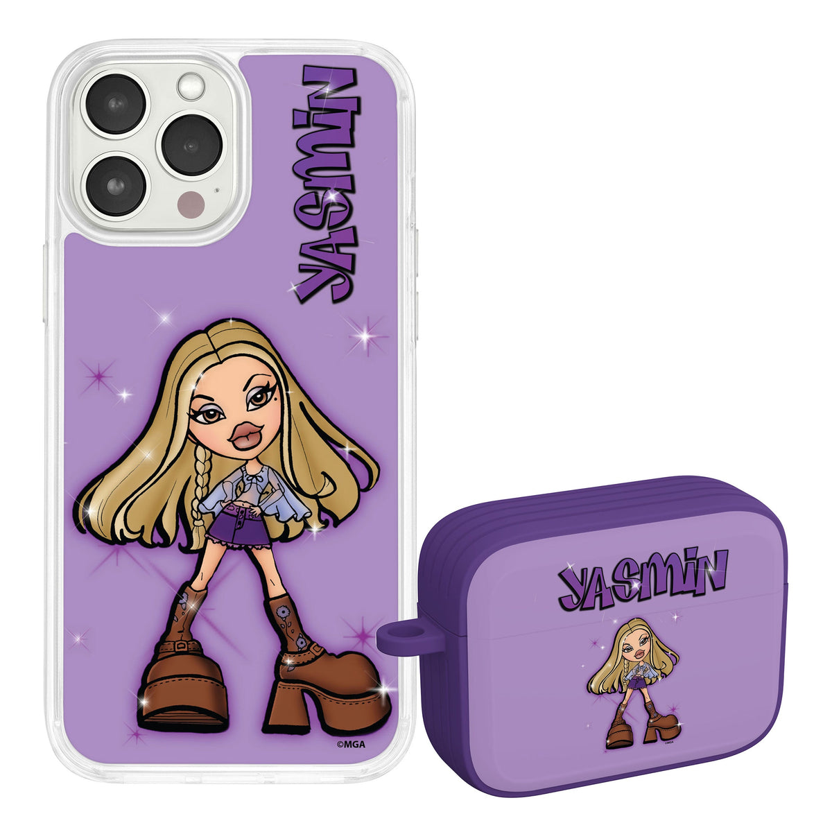 Bratz® Passion For Fashion HD Apple iPhone 12 Mag-Safe Phone Case and AirPods Pro Combo Package
