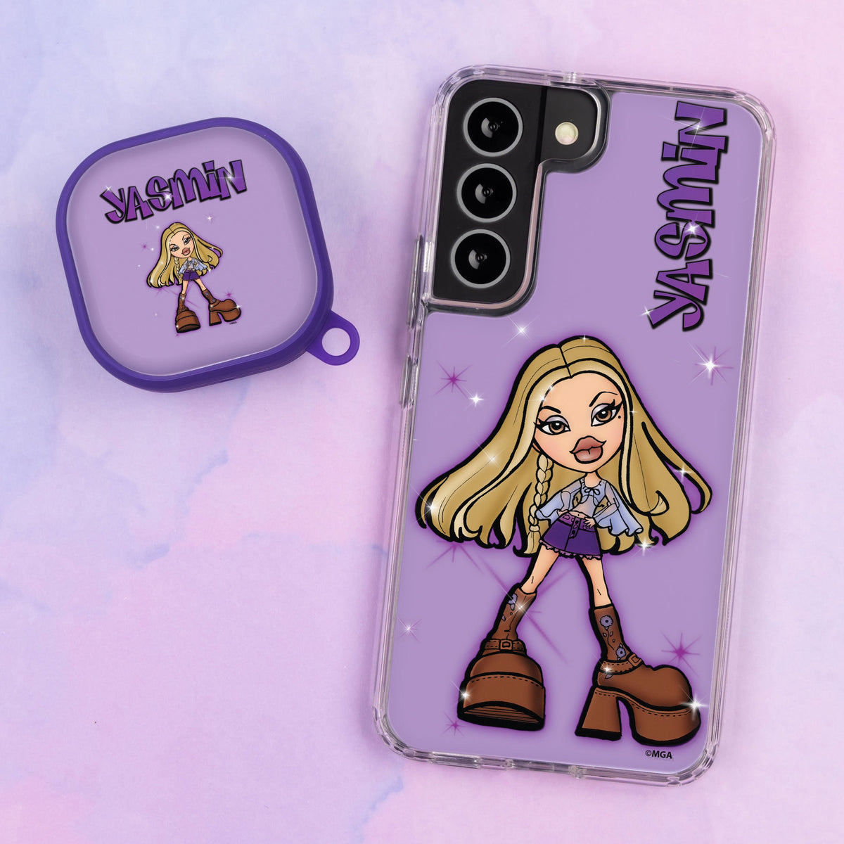 Bratz® Passion For Fashion HD Samsung Galaxy S22 Series and Buds Pro Combo Package