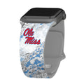 Mississippi Ole Miss Realtree HD Apple Watch Band - Arleathercraft 38/40/41mm(42mm Series 10) / Long