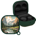 National Parks Rocky Mountain HDX Samsung Galaxy Buds Pro & Buds Live Case Cover - Arleathercraft Rocky Mountain