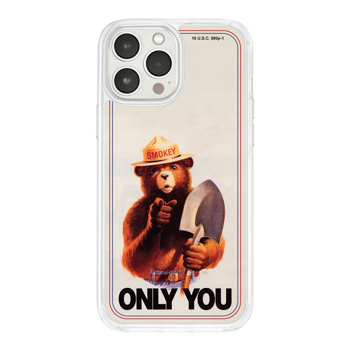 Smokey Bear Classic HD Apple iPhone 16 Mag-Safe Phone Case