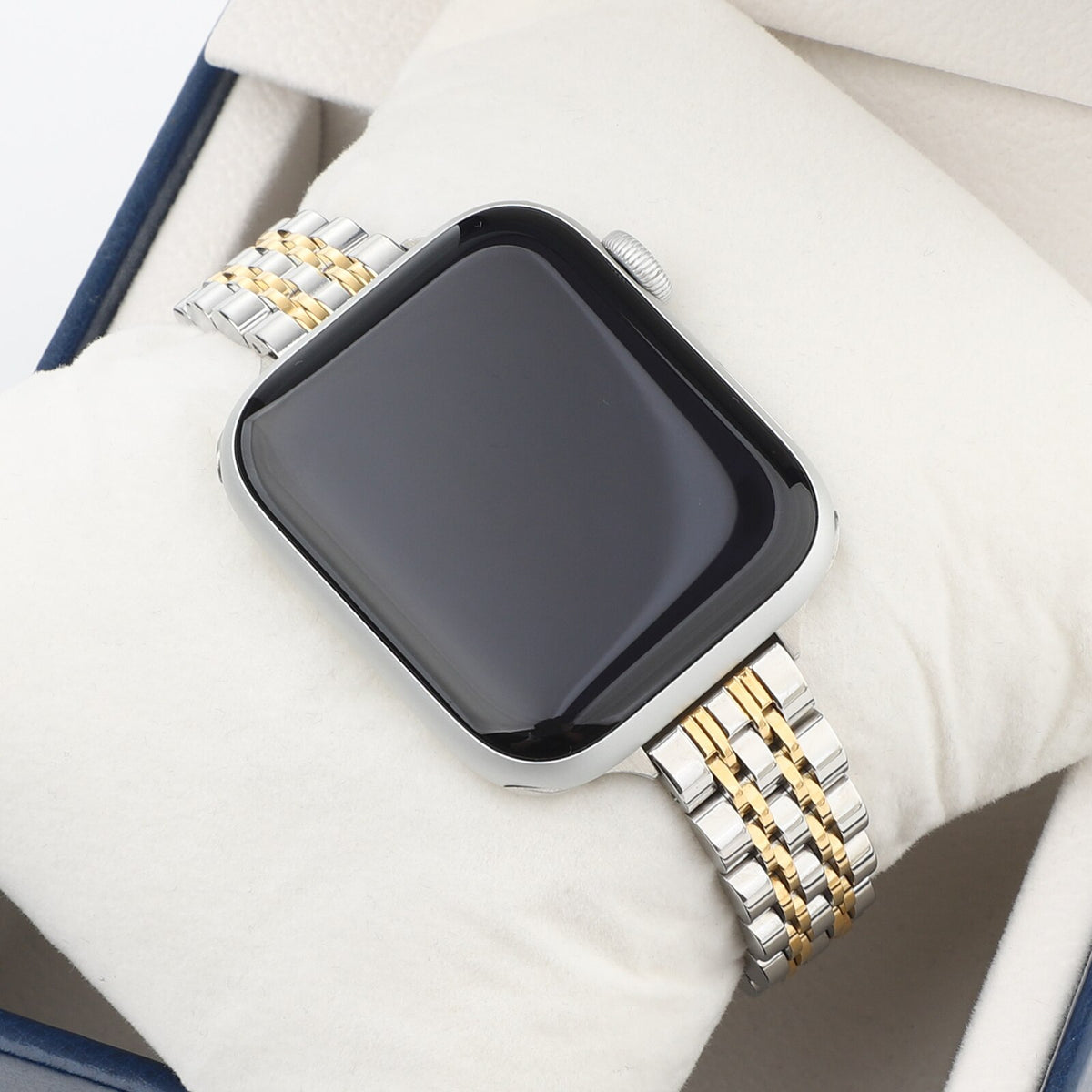 Stainless Steel Wicker Apple Watch Band