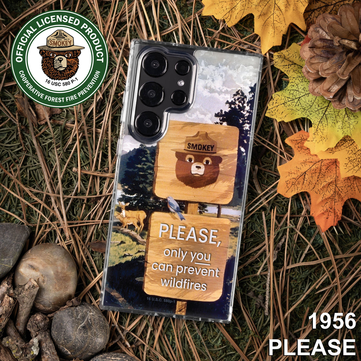 Smokey Bear Classic HD Samsung Galaxy S21 Phone Case