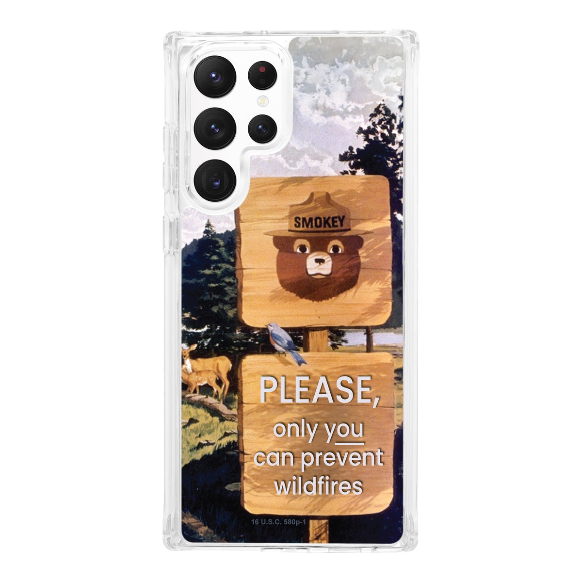 Smokey Bear Classic HD Samsung Galaxy S23 Phone Case