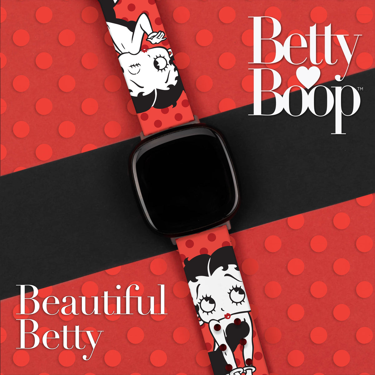 Betty Boop Classic HD Fitbit Versa 3 and Sense 1 Watch Band