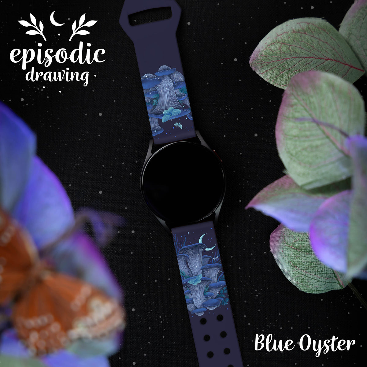 Episodic Drawing Enchanted Collection HD  Watchband for Samsung, Garmin, Fossil, and More