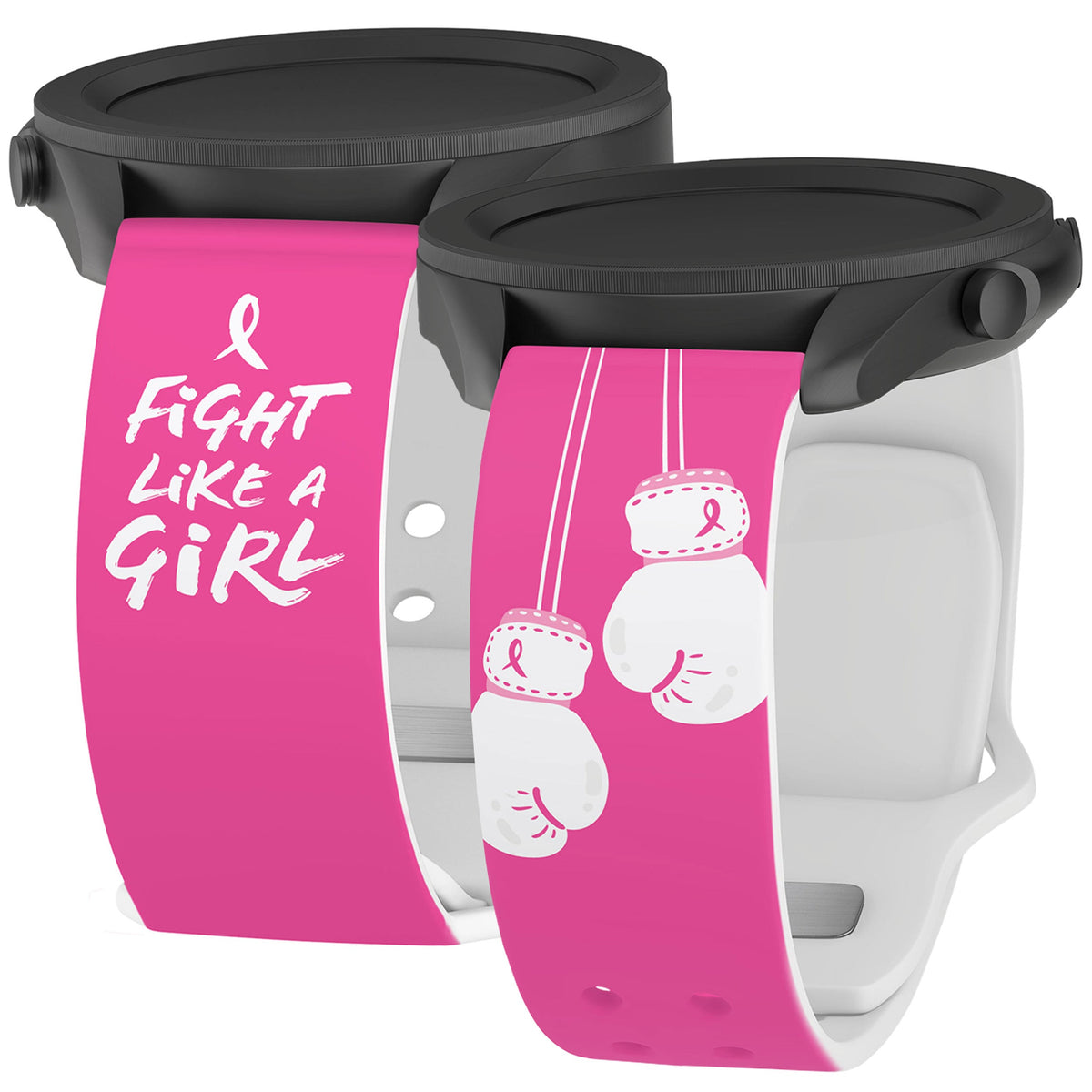Breast Cancer Awareness HD  Watchband for Samsung, Garmin, Fossil, and More