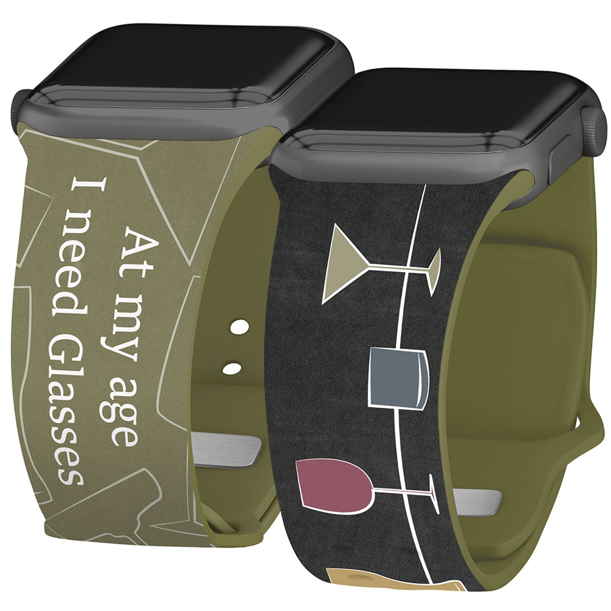 Wine, Beer, & Booze HD Apple Watch Band