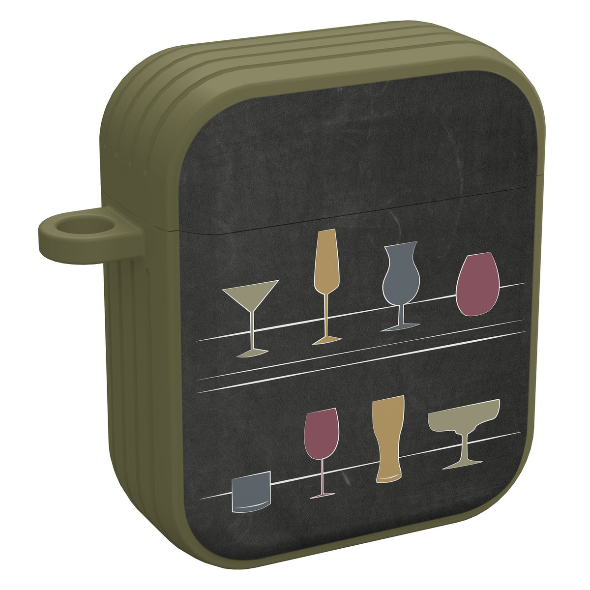 Wine, Beer, & Booze HDX Apple AirPods Gen 1 & 2 Case Cover
