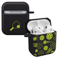 Pickleball HDX Apple AirPods Gen 1 & 2 Case Cover - Arleathercraft Pickleball Green