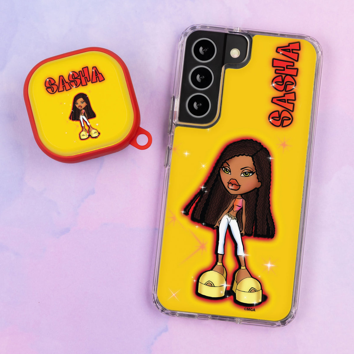 Bratz® Passion For Fashion HD Samsung Galaxy S23 Series and Buds Pro Combo Package