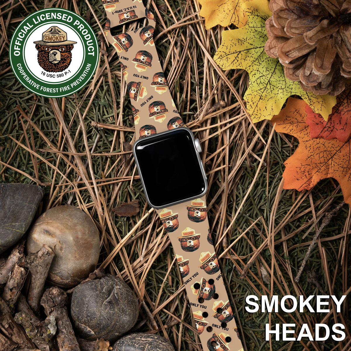 Smokey Bear Classic HD Apple Watch Band