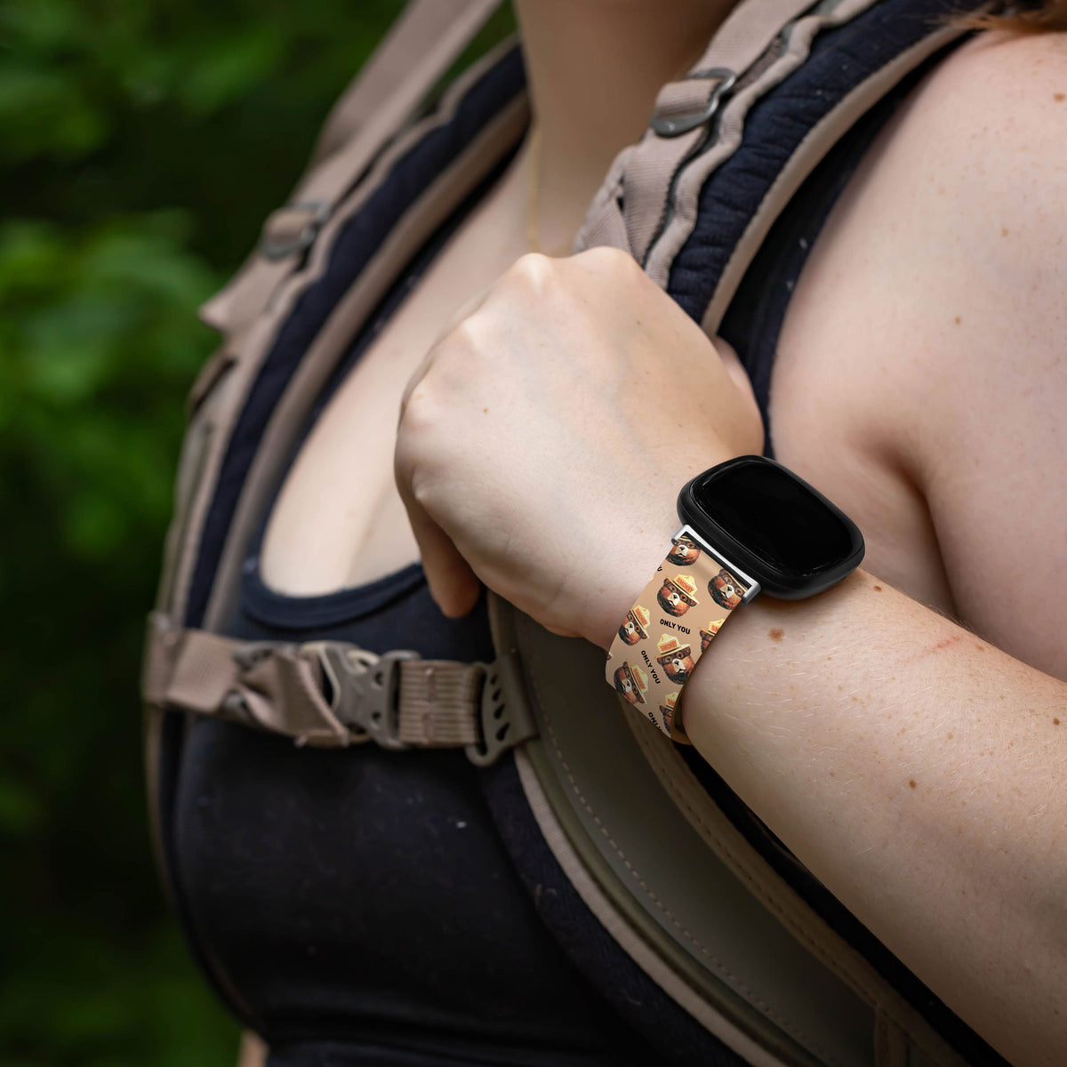 Smokey Bear Classic HD Fitbit Versa 3 & Sense Watch Band