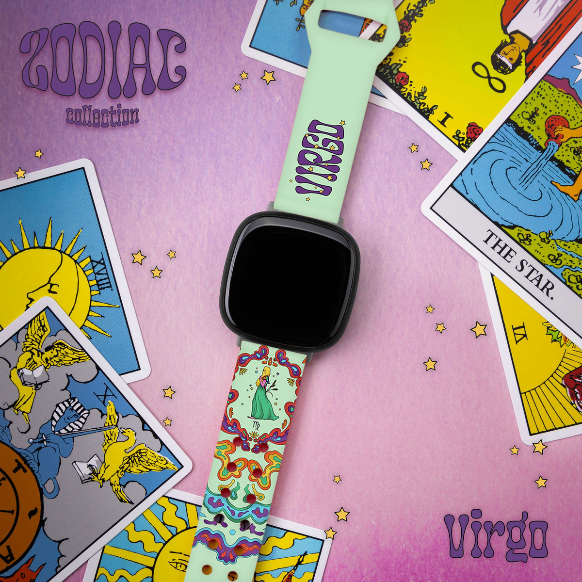 Zodiac Collection HD Fitbit Versa 3 & Sense 1 Watch Band