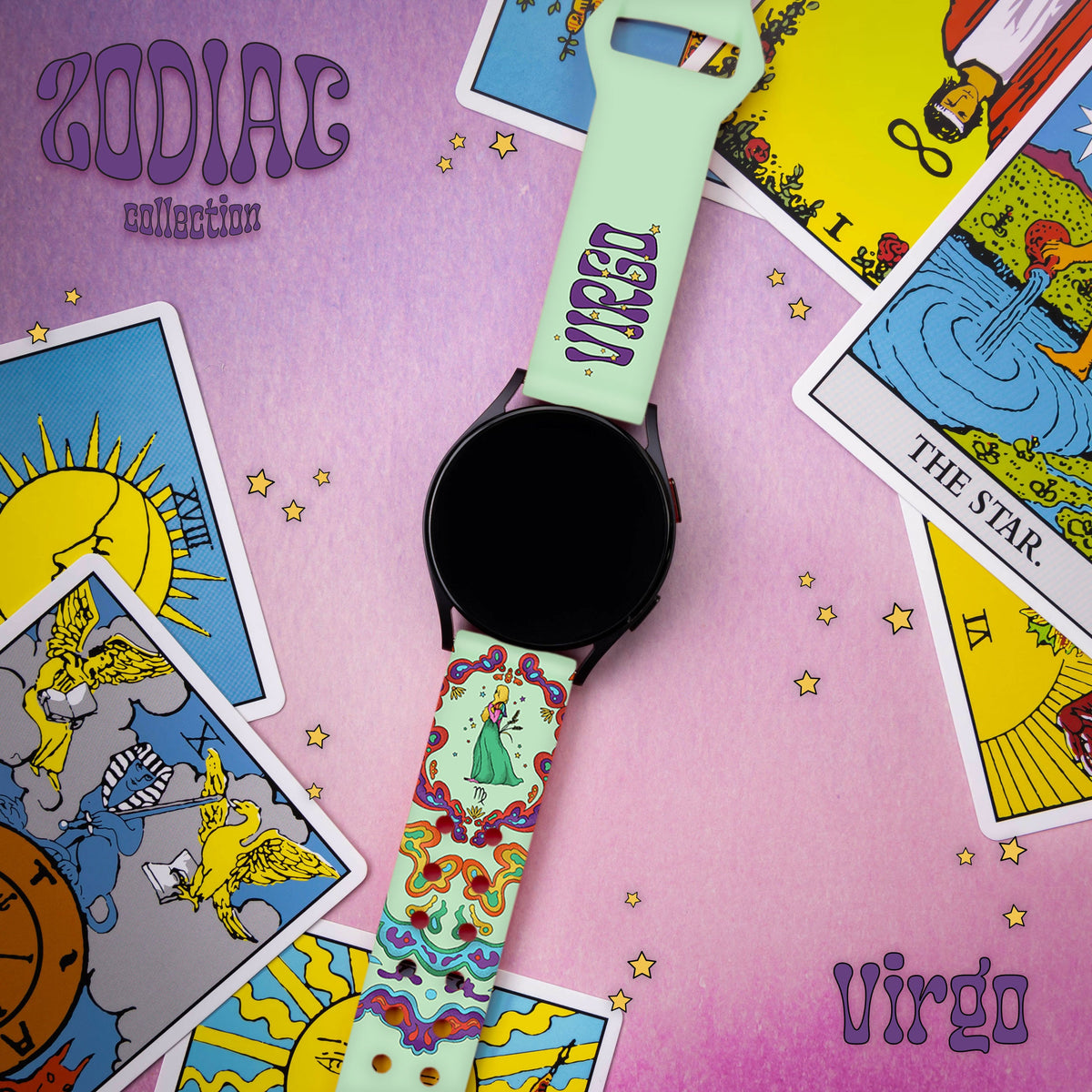 Zodiac Collection HD  Watchband for Samsung, Garmin, Fossil, and More
