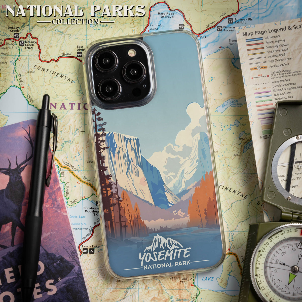 National Parks Yosemite HD Apple iPhone 16 Mag-Safe Phone Case