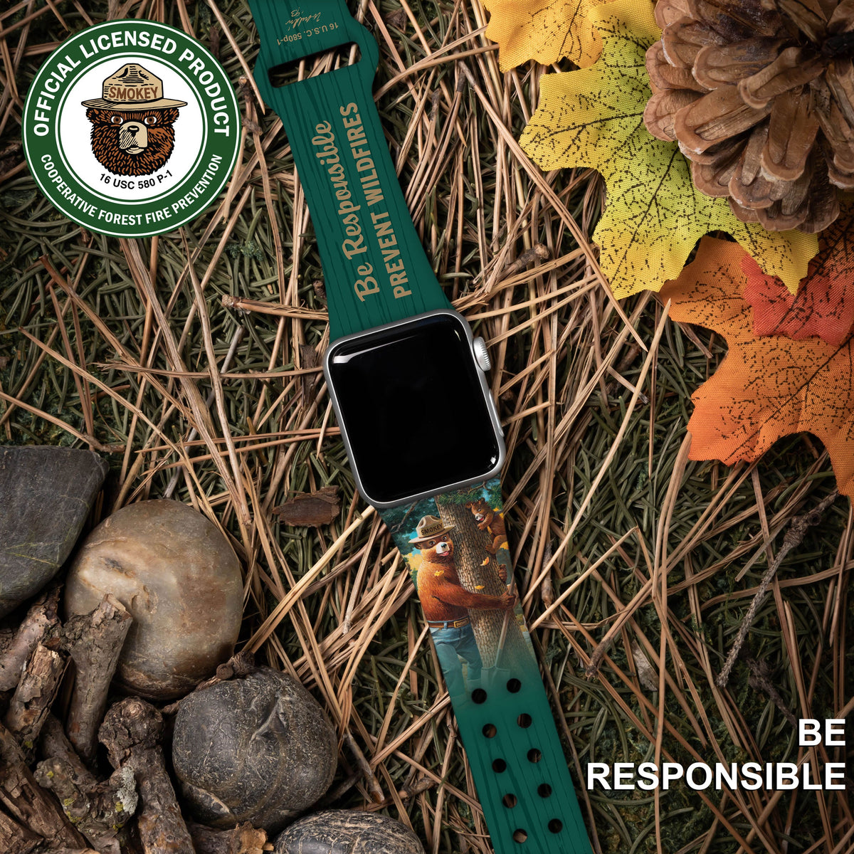 Smokey Bear Classic HD Apple Watch Band