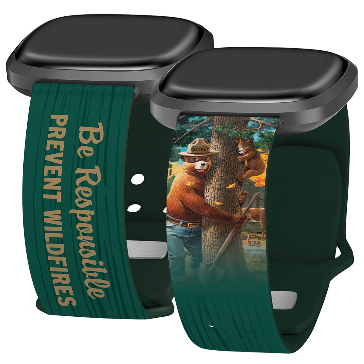 Smokey Bear Classic HD Fitbit Versa 3 & Sense Watch Band