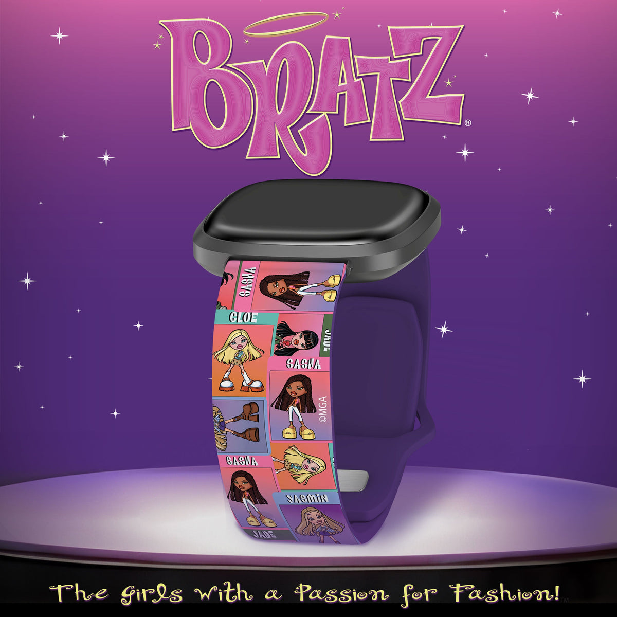 Bratz® Classic HD Fitbit Versa 3 & Sense 1 Watchband for Samsung, Garmin, Fossil, and More for Samsung, Garmin, Fossil, and More
