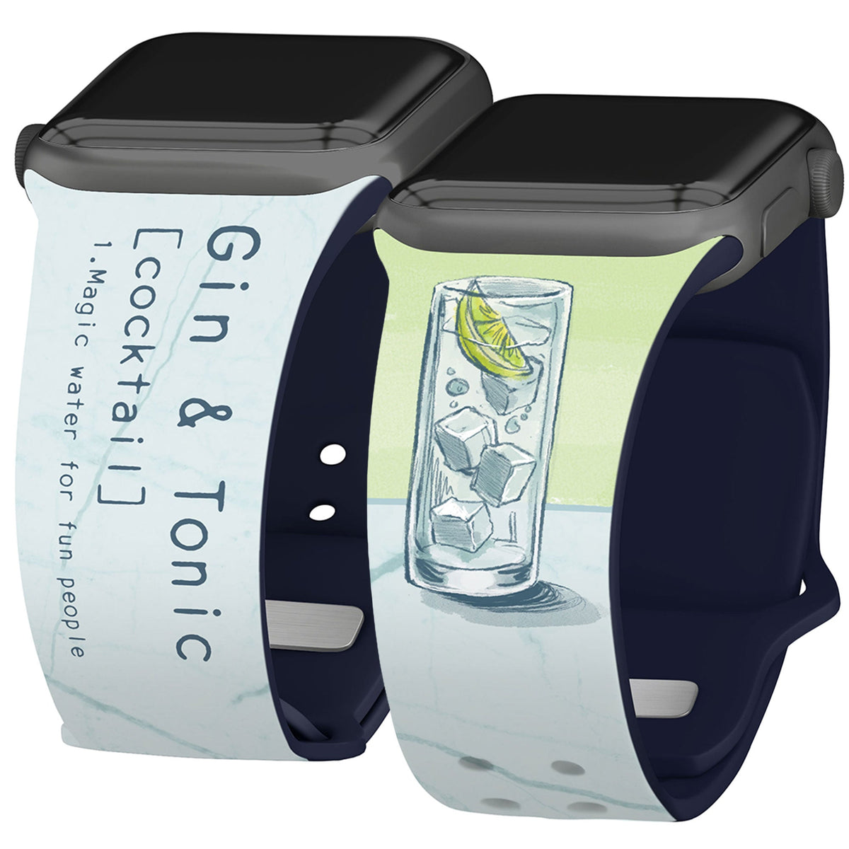 Wine, Beer, & Booze HD Apple Watch Band
