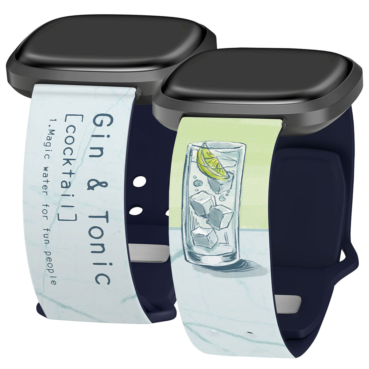 Wine, Beer, & Booze HD Fitbit Versa 3 & Sense 1 Watch Band