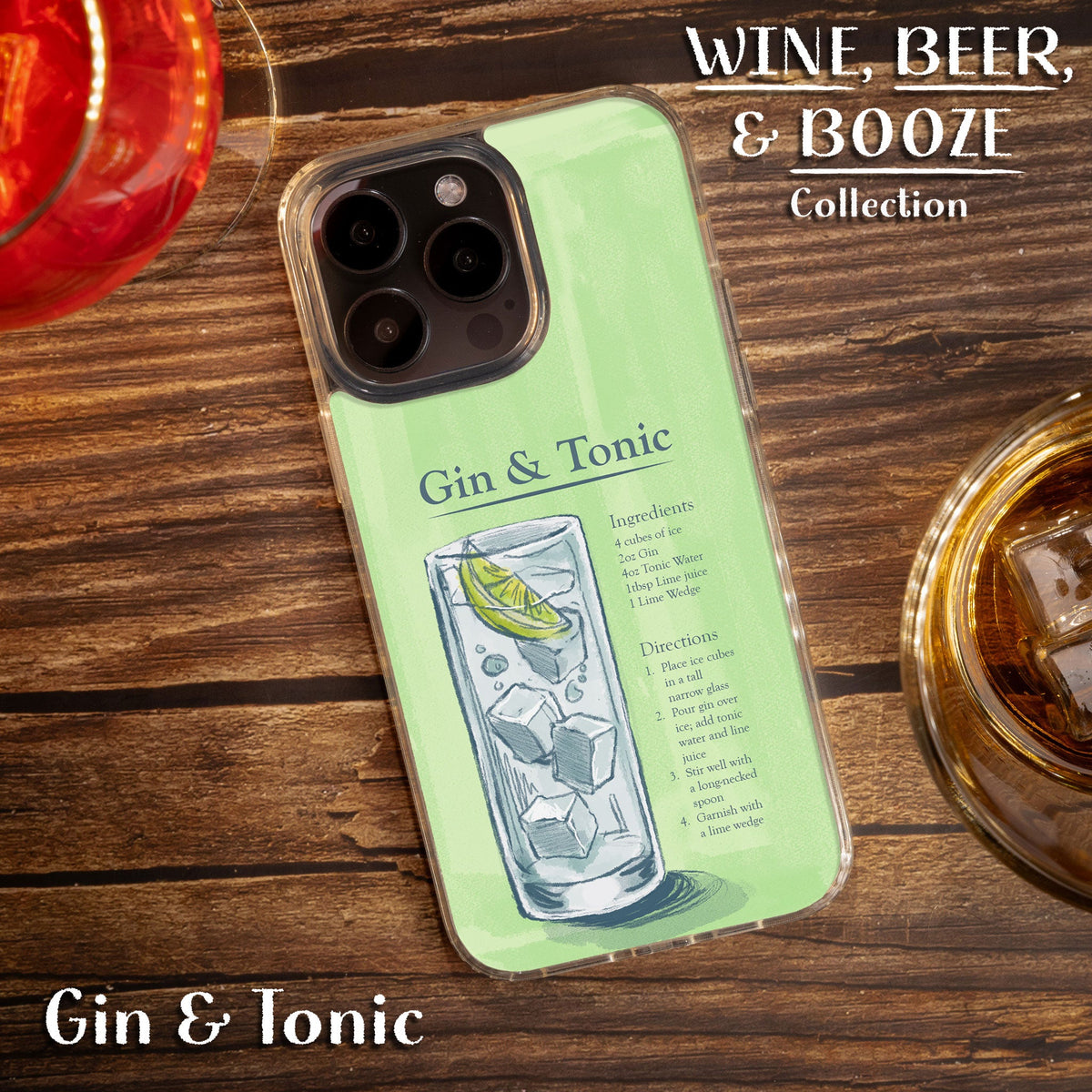 Wine, Beer, & Booze HD Apple iPhone 11 Series Phone Case