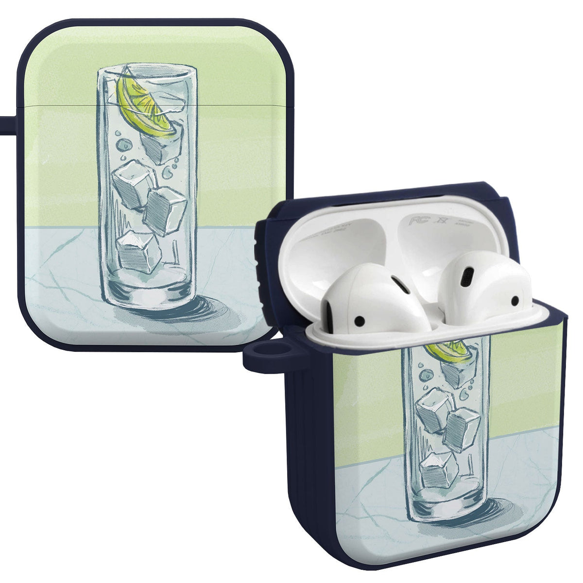 Wine, Beer, & Booze HDX Apple AirPods Gen 1 & 2 Case Cover