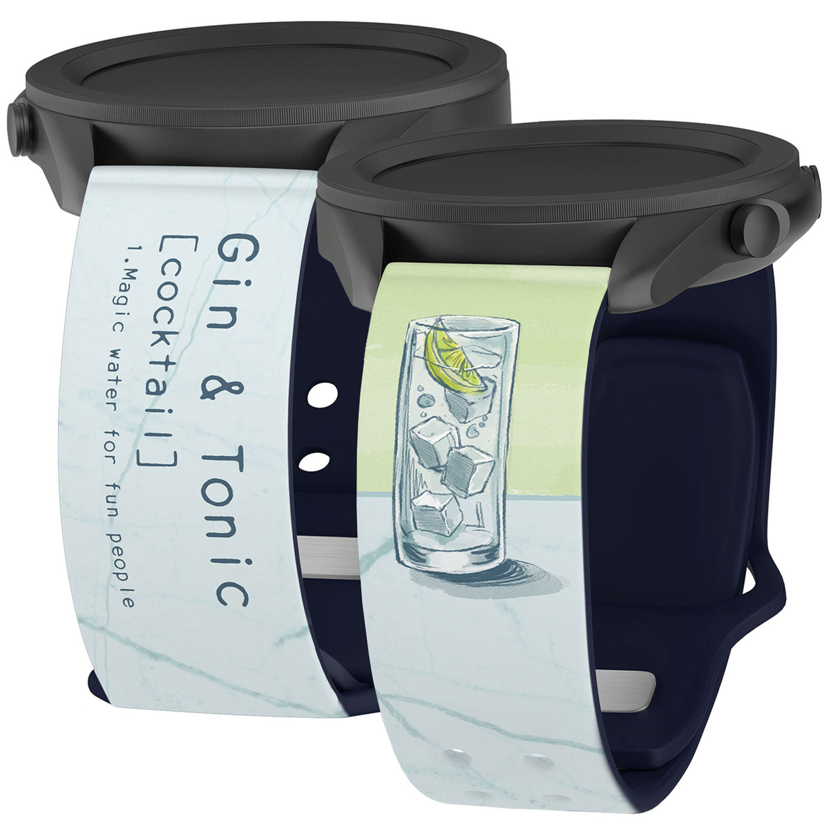 Wine, Beer, & Booze HD  Watchband for Samsung, Garmin, Fossil, and More