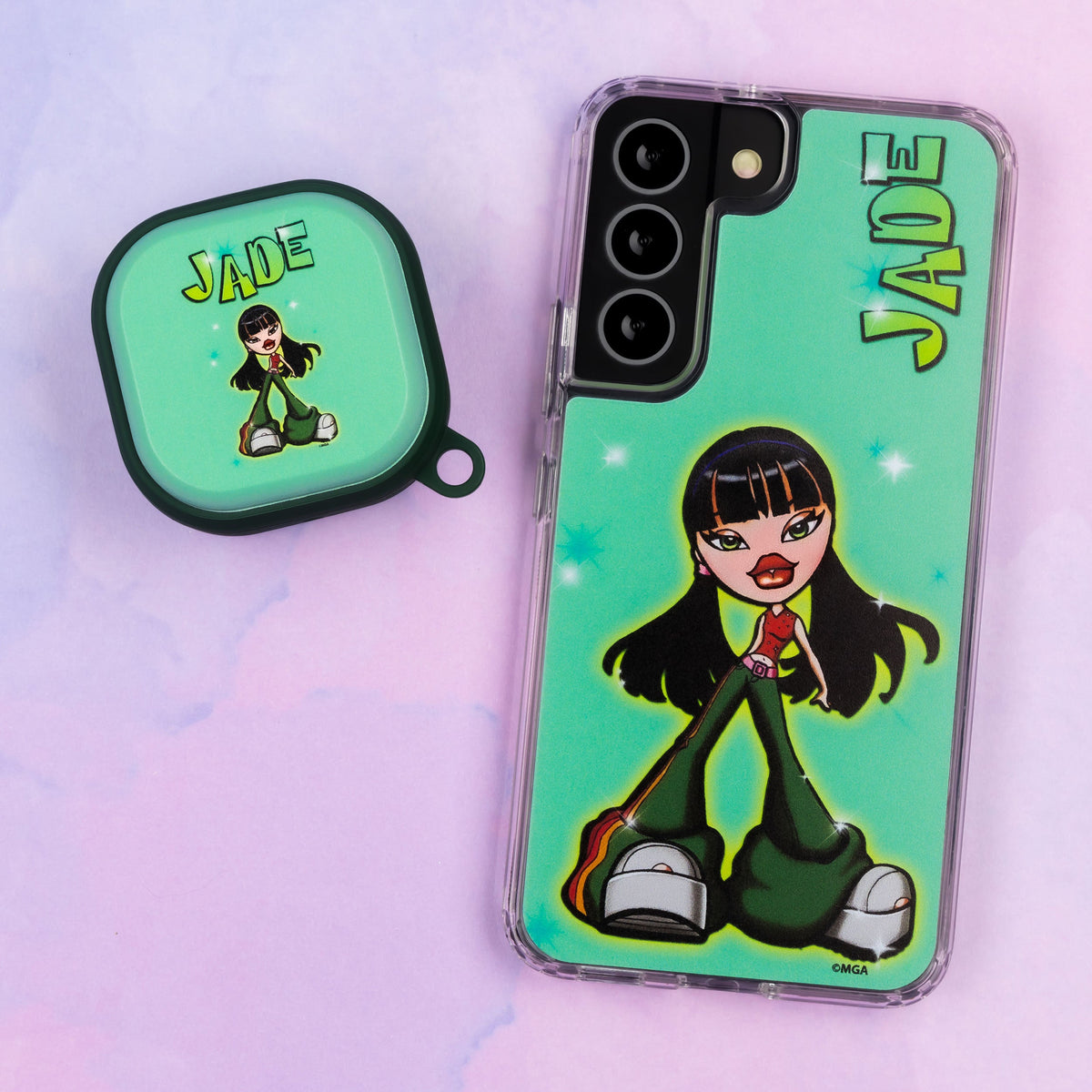 Bratz® Passion For Fashion HD Samsung Galaxy S23 Series and Buds Pro Combo Package