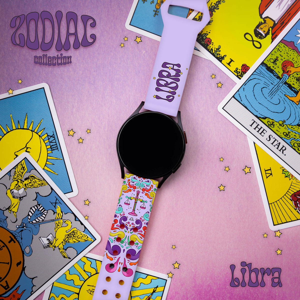 Zodiac Collection HD  Watchband for Samsung, Garmin, Fossil, and More