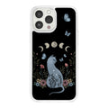 Episodic Drawing Enchanted Collection HD Apple iPhone 12 Series Mag-Safe Phone Case - Arleathercraft Lunar Cat / iPhone 12 Pro max