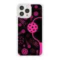 Pickleball HD Apple iPhone 14 Series Mag-Safe Phone Case - Arleathercraft Pickleball Pink / iPhone 14 Pro Max