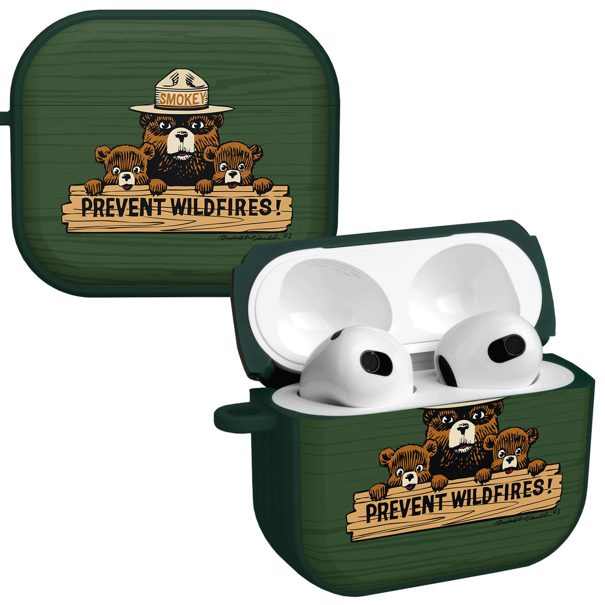 Smokey Bear Classic HDX Apple AirPods Gen 3 Case Cover