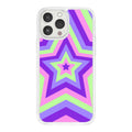 Y2K HD Apple iPhone 14 Series Mag-Safe Phone Case - Arleathercraft Stars / iPhone 14 Pro Max
