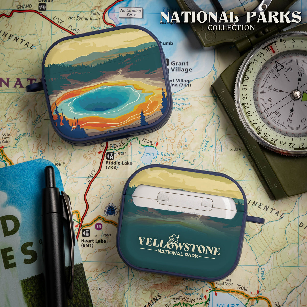National Parks Yellowstone HDX Apple Airpods Gen 3 Case Cover