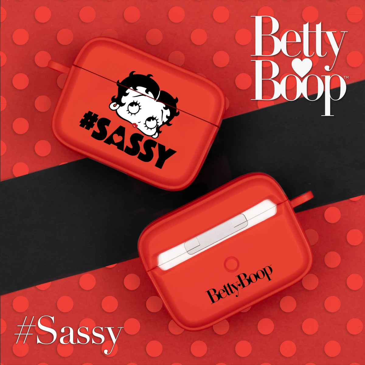 Betty Boop Classic HDX Apple AirPods Pro 1 & 2 Case Cover
