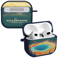 National Parks Yellowstone HDX Apple Airpods Gen 3 Case Cover - Arleathercraft Yellowstone