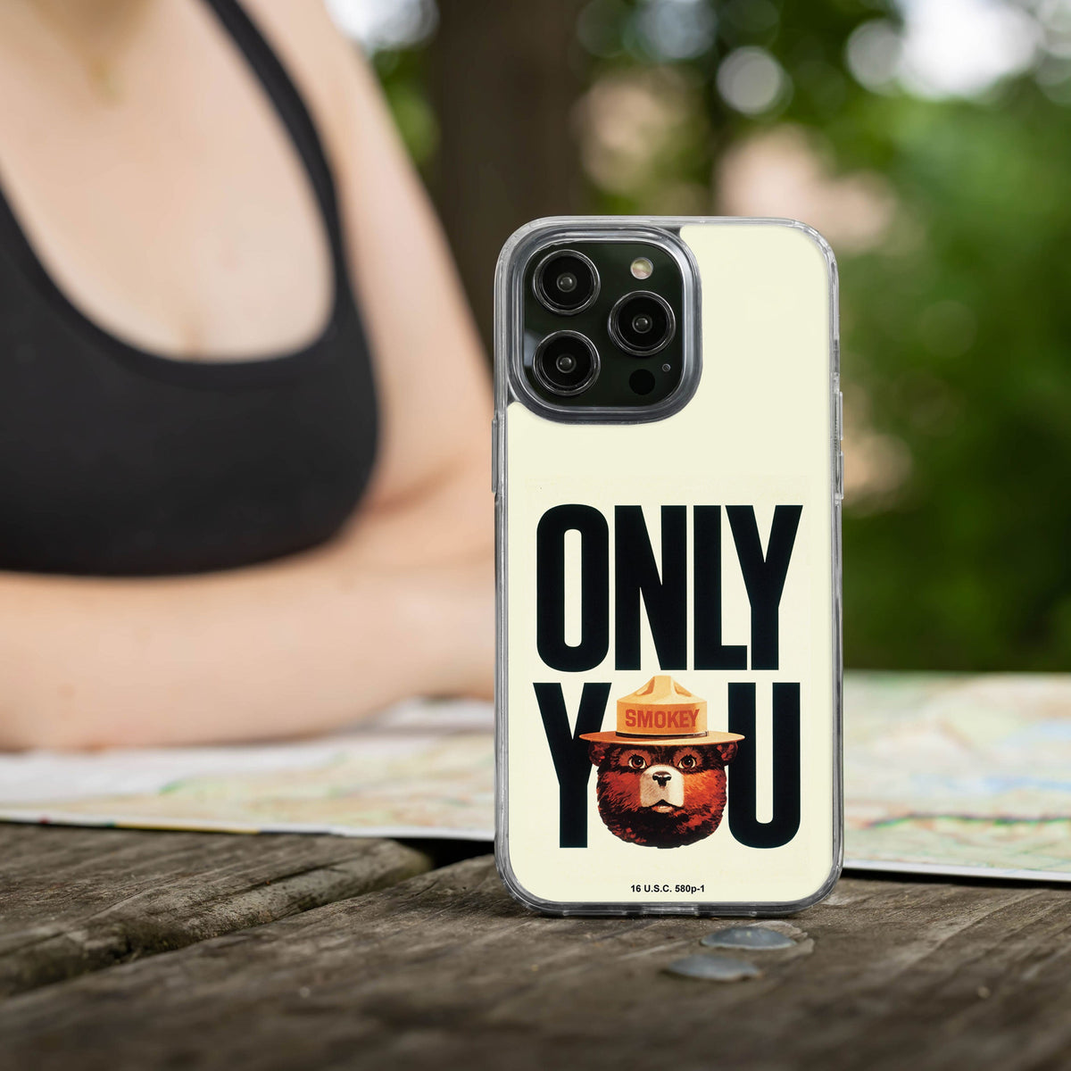 Smokey Bear Classic HD Apple iPhone 13 Series Mag-Safe Phone Case
