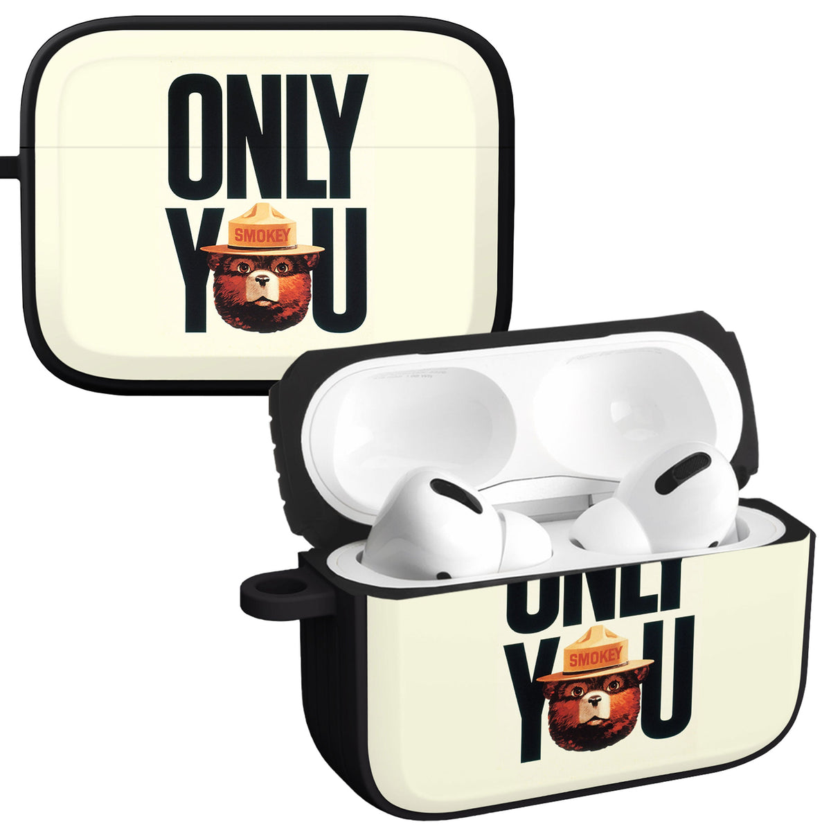 Smokey Bear Classic HDX Apple AirPods Pro 1 & 2 Case Cover
