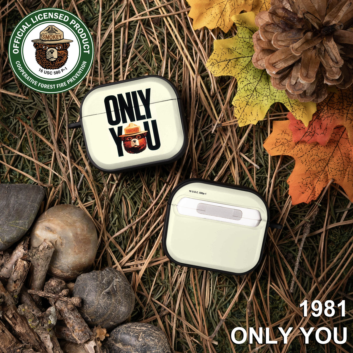 Smokey Bear Classic HDX Apple AirPods Gen 3 Case Cover