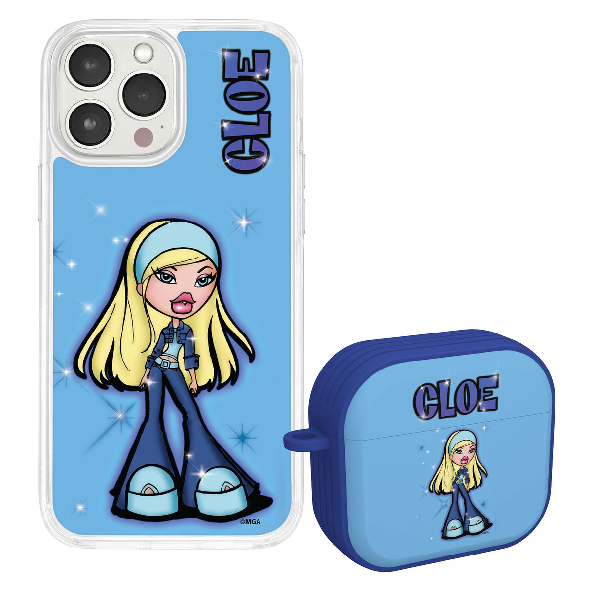 Bratz® Passion For Fashion HD Apple iPhone 13 Mag-Safe Phone Case and AirPods Gen 3 Combo Package